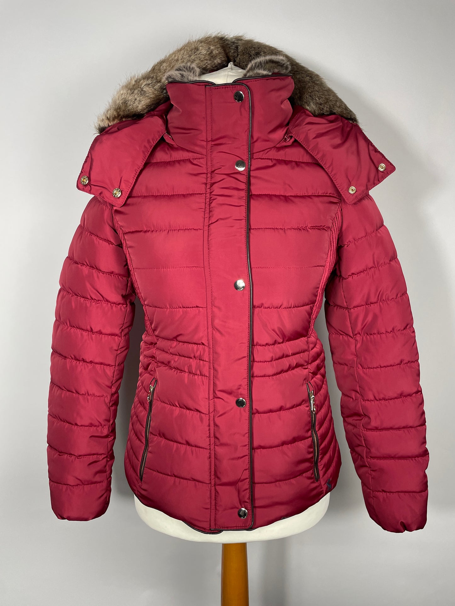 Joules Gosway Coat Size 8 & 12 'Redwine'