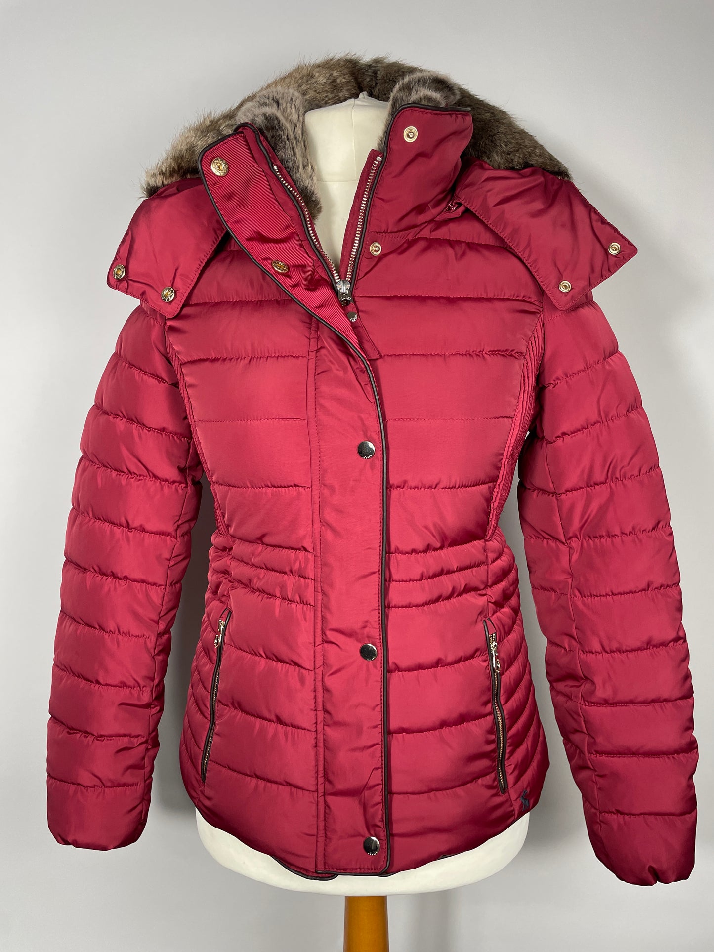 Joules Gosway Coat Size 8 & 12 'Redwine'