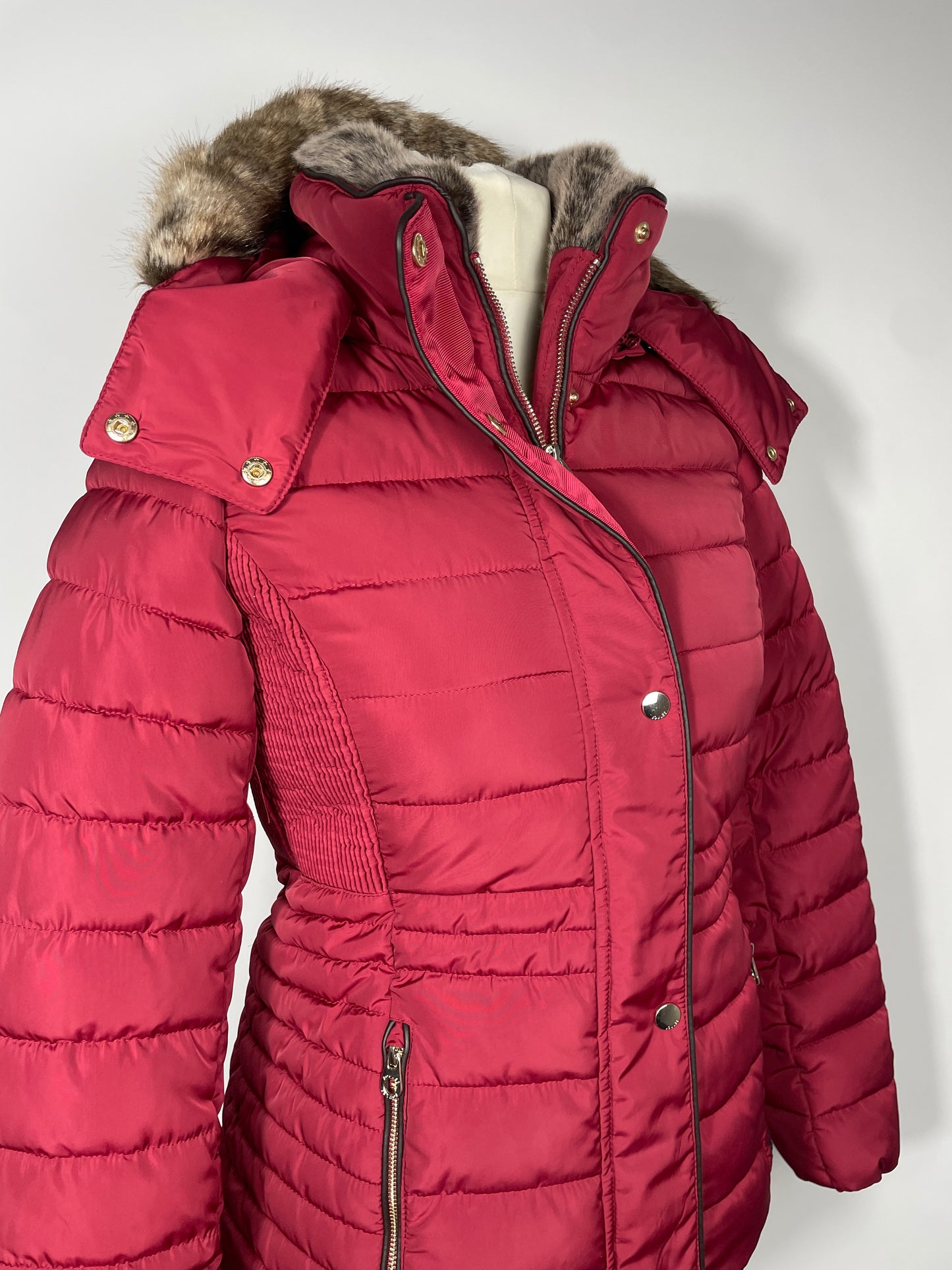 Joules Gosway Coat Size 8 & 12 'Redwine'