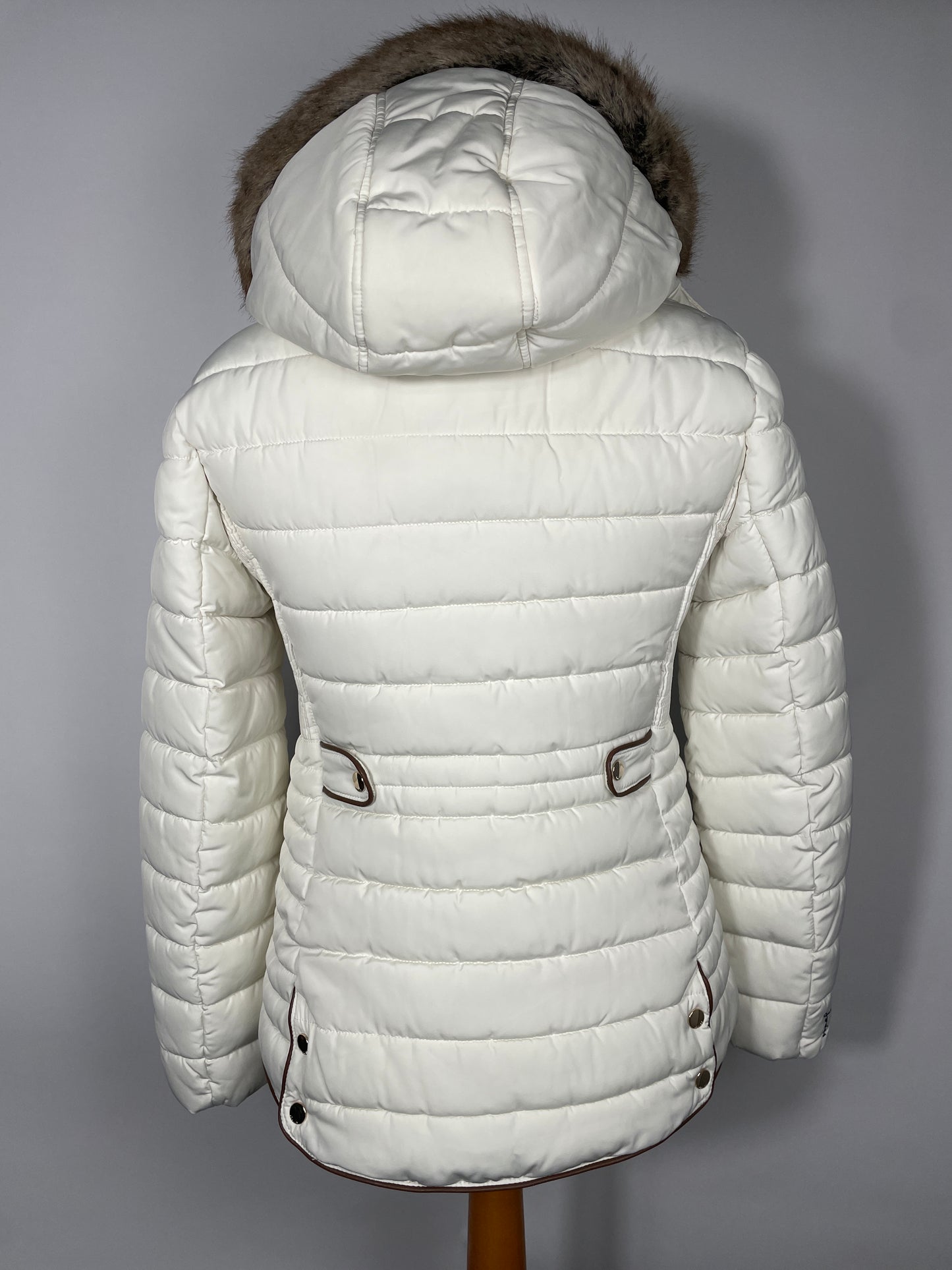 Joules Gosway Coat Size 12 'Winter White'