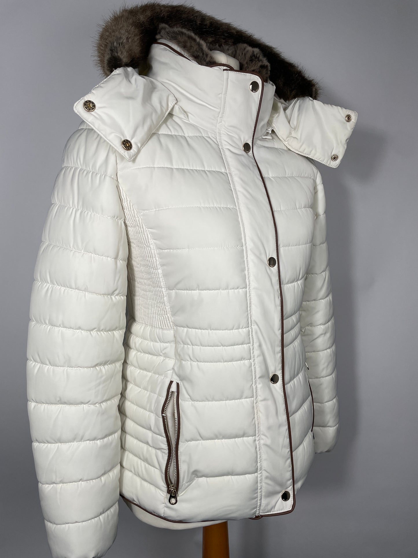 Joules Gosway Coat Size 12 'Winter White'