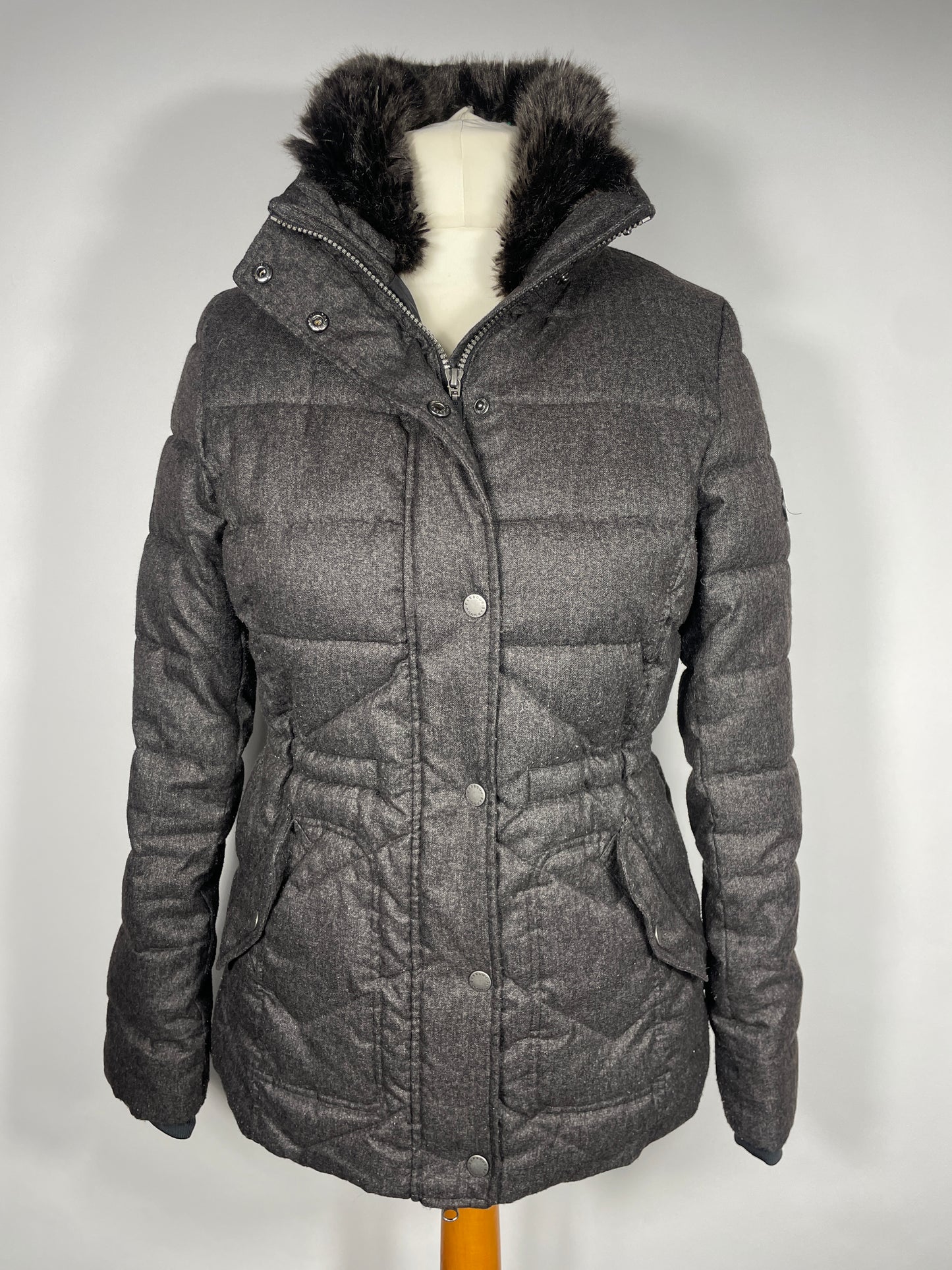 Barbour Langstone Quilted Coat Size 12