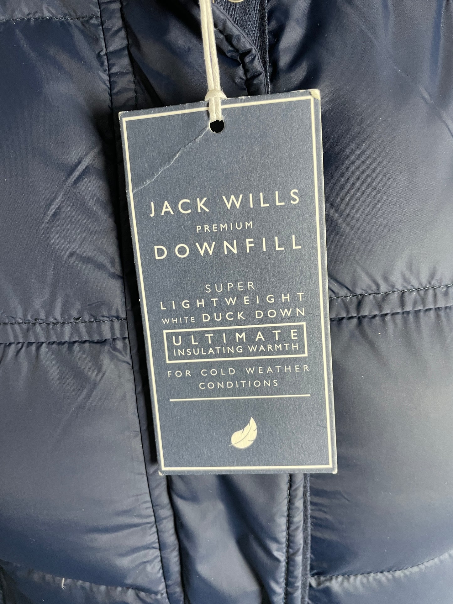 Jack Wills Long Down Filled Puffer Coat Size 10